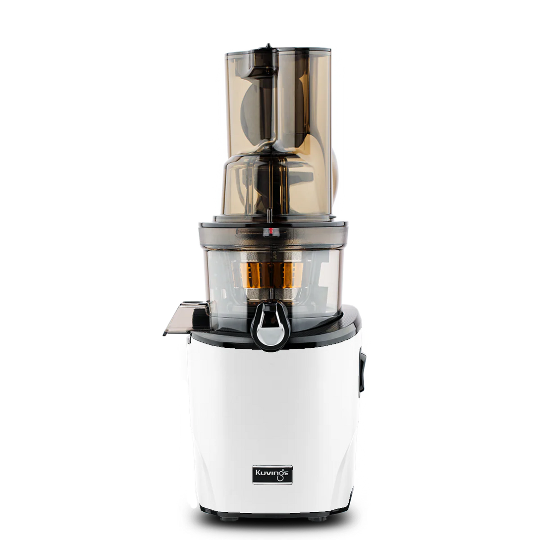 Kuvings REVO830 fehér gyümölcsprés, slow juicer, 90 mm betöltő