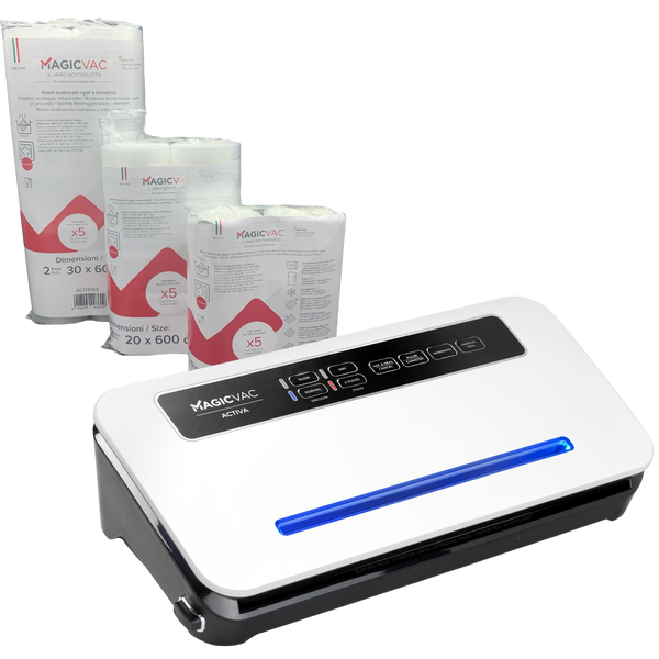 Magic Vac Activa vákuumozó gép szett fóliákkal – Super Pack