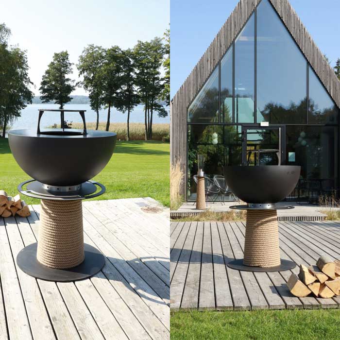 MASURIA Juno 800 Kültéri Grill - Fekete