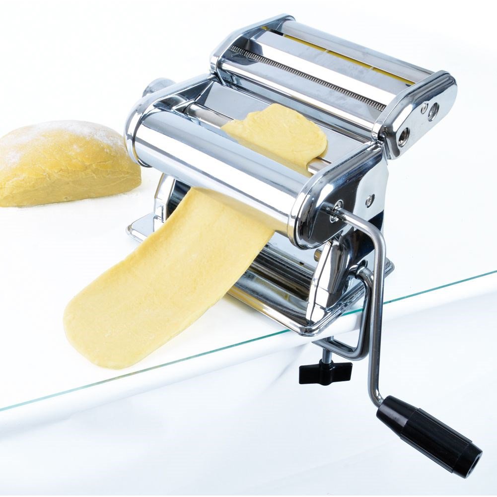 Prémium tésztagép tészta nyújtása közben – 9 fokozatú állítás, fém ház