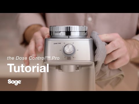 Sage The Dose Control Pro kúpkéses kávédaráló ezüst BCG600SIL bemutatóvideó