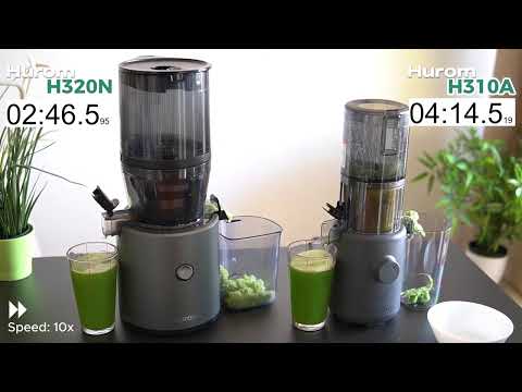 Hurom gyümölcsprés (slow juicer) H310A és H320N összehasonlító videó.