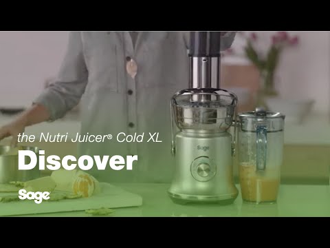 Sage THE NUTRI JUICER COLD XL Gyümölcsprés 88 mm-es adagolóval SJE830BSS bemutató.