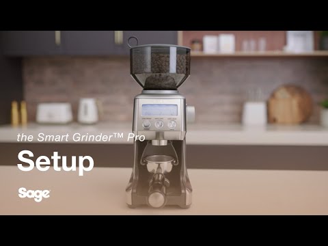 Sage The Smart Grinder™ Pro automata kávédaráló (inox) videó setip