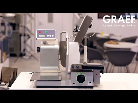GRAEF Master 3020 W szeletelőgép integrált mérleggel – 500 W, 300 mm-es penge - bemutatóvideó 1