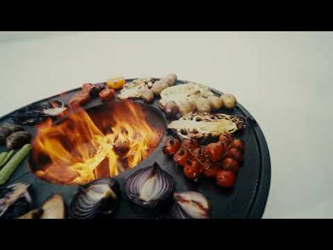 Höfats Plancha BBQ Tűzrakó Tál Szett Low 57cm videó