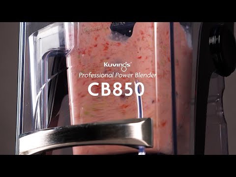 Kuvings CB850 Professzionális turmixgép, epres-avokádós smoothie készítés közben.