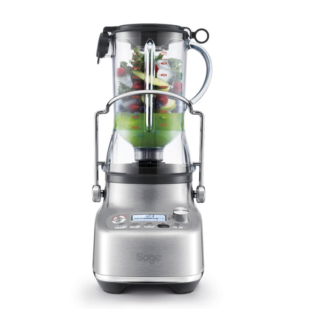 Sage THE 3X BLUICER™ PRO Gyümölcscentrifuga, Turmixgép és Smoothie készítő egyben SJB815BSS - elölnézet.