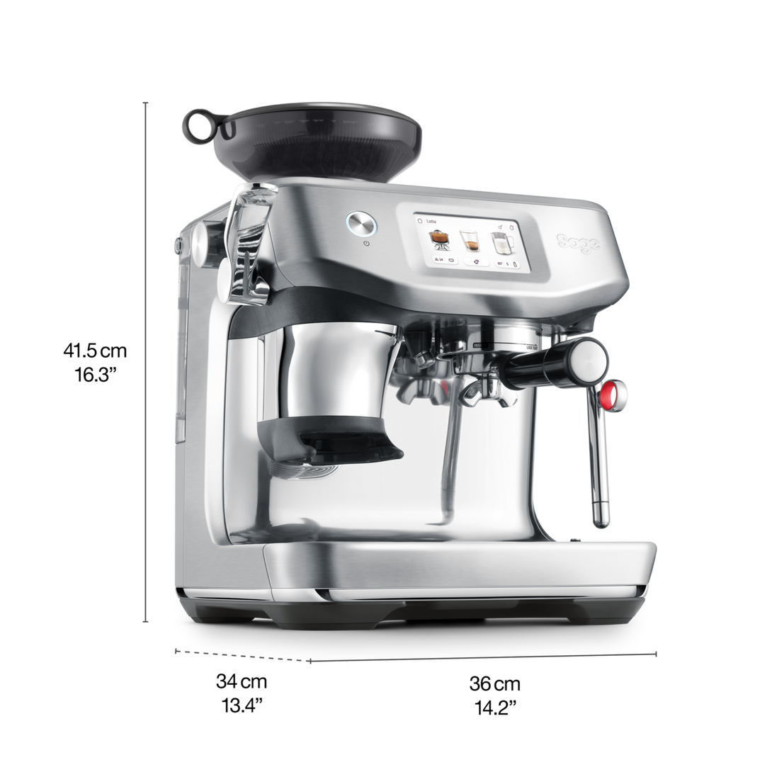 Sage The Barista™ Touch Impress Eszpresszógép érintőképernyővel és kávédarálóval SES881BSS