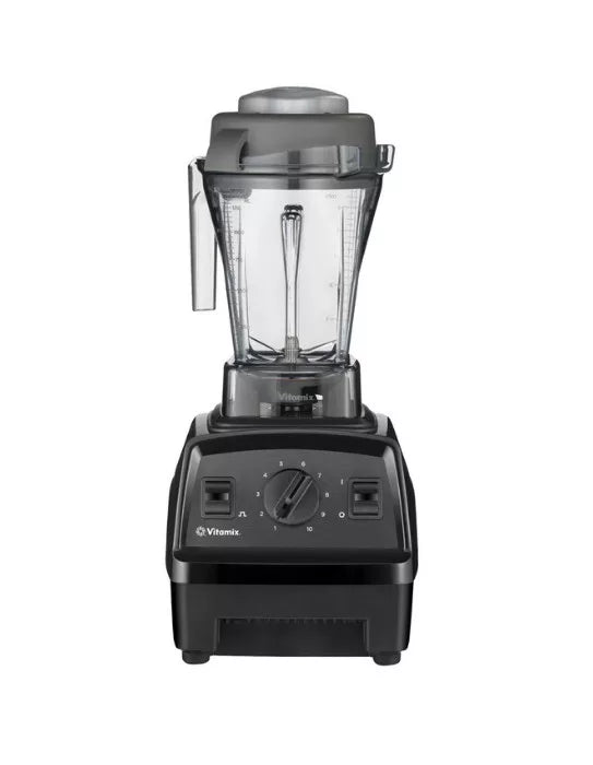 Vitamix E310 fekete – elölnézet, 10 sebesség és impulzus funkció